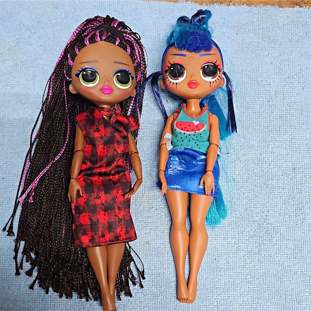 L.O.L. Surprise! O.M.G. Fashion Doll Lot of 2 Articulated No Box